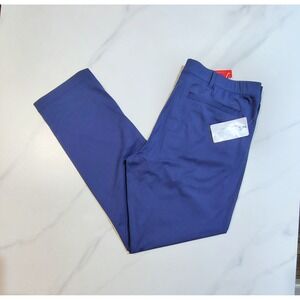 Redvanly Kent Pull On Trousers Pants Mens XL  Blue Performance Stretch Golf NWT